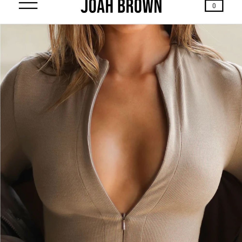 ⚡️JOAH BROWN ⚡️ long sleeve invisible zipper
